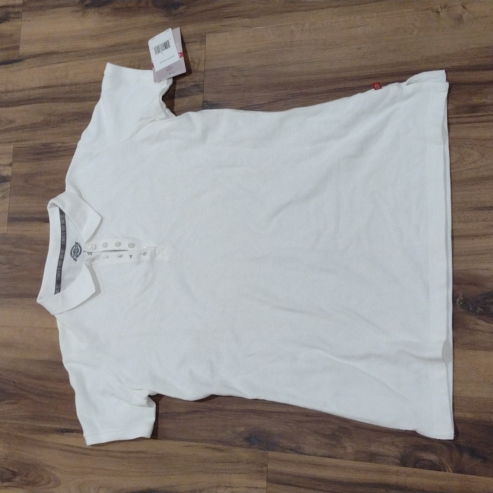Women's white polo